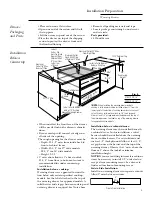 Preview for 5 page of GE Monogram ZKD910 Installation Instructions Manual