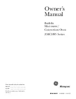 GE Monogram ZMC1095 Series Owner'S Manual preview