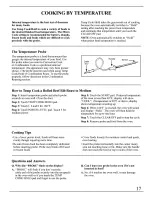 Preview for 17 page of GE Monogram ZMC1095 Series Use And Care Manual