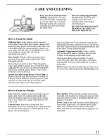 Preview for 31 page of GE Monogram ZMC1095 Series Use And Care Manual