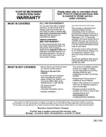 Preview for 35 page of GE Monogram ZMC1095 Series Use And Care Manual