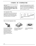 Предварительный просмотр 14 страницы GE Monogram ZMW2000 Series Use And Care Manual