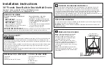 GE MONOGRAM ZTSX1FPSNSS Installation Instructions Manual preview