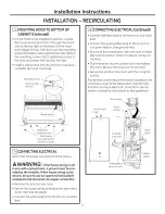 Preview for 17 page of GE Monogram ZV30H Installation Instructions Manual