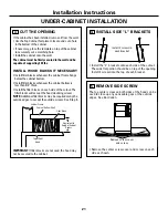 Предварительный просмотр 21 страницы GE Monogram ZV800 Installation Instructions Manual