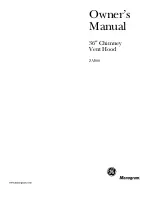 GE Monogram ZV800 Owner'S Manual preview