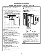 Предварительный просмотр 9 страницы GE Monogram ZV830 Installation Instructions Manual