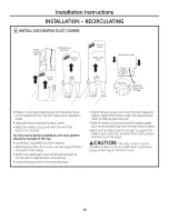 Предварительный просмотр 19 страницы GE Monogram ZV850 Installation Instructions Manual