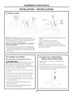 Предварительный просмотр 20 страницы GE Monogram ZV850 Installation Instructions Manual