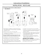 Предварительный просмотр 39 страницы GE Monogram ZV850 Installation Instructions Manual