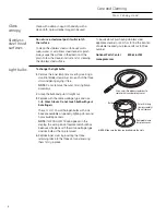 Предварительный просмотр 8 страницы GE Monogram ZV900 Owner'S Manual