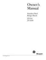GE Monogram ZV950 Owner'S Manual preview