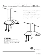 Preview for 13 page of GE Monogram ZV950 Use And Care Manual