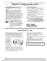 Preview for 6 page of GE Monogram ZW2000 Series Use And Care Manual