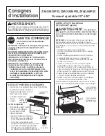 Предварительный просмотр 3 страницы GE Monogram ZXADJB36PSS Owner'S Manual