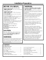 Preview for 2 page of GE Monogram ZXR7510 Installation Instructions Manual