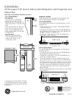 Preview for 4 page of GE MonogramZISW/B360DX Dimensions And Installation Information