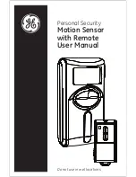 GE Motion Sensor User Manual preview