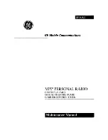 Preview for 29 page of GE MPI Personal radio Maintenance Manual