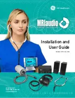 Предварительный просмотр 1 страницы GE MRIaudio 1505 Installation And User Manual