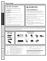 Preview for 6 page of GE MTMX100EM Manual