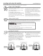 Предварительный просмотр 7 страницы GE MTW201 Owner'S Manual & Installation Instructions