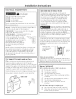 Предварительный просмотр 14 страницы GE MTW201 Owner'S Manual & Installation Instructions