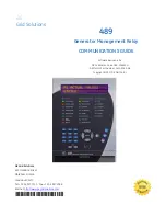 Preview for 1 page of GE Multilin 489 Communications Manual