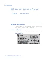 Предварительный просмотр 49 страницы GE Multilin 889 Instruction Manual