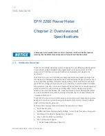 Предварительный просмотр 21 страницы GE Multilin EPM 2200 Instruction Manual