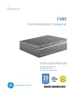 GE Multilin F485 Instruction Manual preview