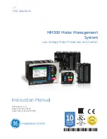 Preview for 1 page of GE Multilin MM300 Instruction Manual