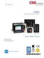 GE Multilin MM300 Quick Start Manual preview