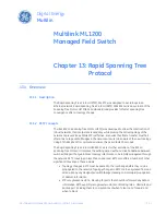 Предварительный просмотр 209 страницы GE MultiLink ML1200 Instruction Manual