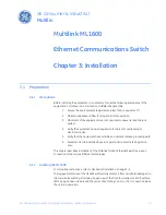 Предварительный просмотр 47 страницы GE MultiLink ML1600 Instruction Manual