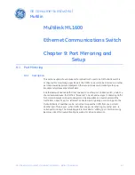 Предварительный просмотр 135 страницы GE MultiLink ML1600 Instruction Manual