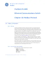 Предварительный просмотр 291 страницы GE MultiLink ML1600 Instruction Manual