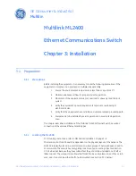 Предварительный просмотр 49 страницы GE MULTILINK ML2400 Instruction Manual