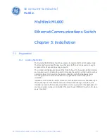 Preview for 19 page of GE MultiLink ML600 Instruction Manual