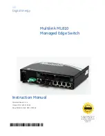 GE MultiLink ML810 Instruction Manual preview