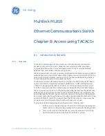 Preview for 141 page of GE MultiLink ML810 Instruction Manual