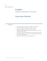 Preview for 5 page of GE MultiNet Instruction Manual