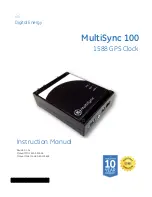 Preview for 1 page of GE MultiSync 100 Instruction Manual