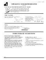 Preview for 4 page of GE MX10 Use And Care Manual