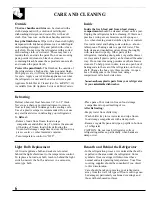 Preview for 6 page of GE MX10 Use And Care Manual