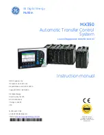 Preview for 1 page of GE MX350 Instruction Manual