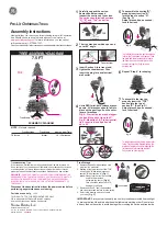 GE Nicolas Holiday 22002 Assembly Instructions preview