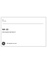 GE NX-10 User Manual предпросмотр