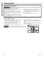 Preview for 6 page of GE OPAL XPIO13BCBT Owner'S Manual