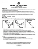 Preview for 1 page of GE Optima 24714 Operating Instructions